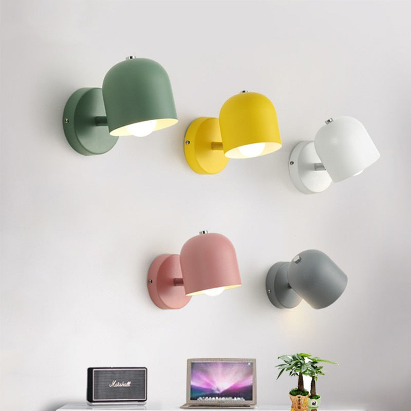 Simple moderne lampe murale de Macaron nordique