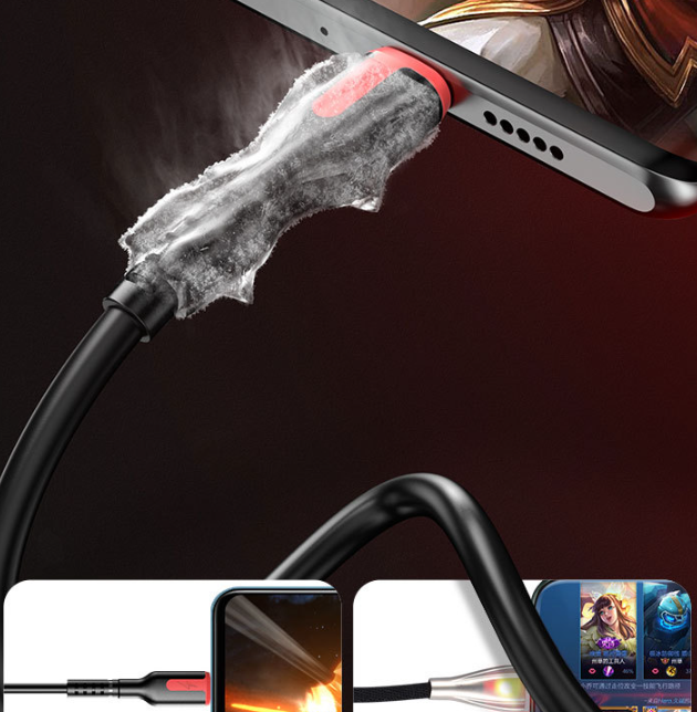 Câble de données à charge rapide One Drag Three 66W Braided USB