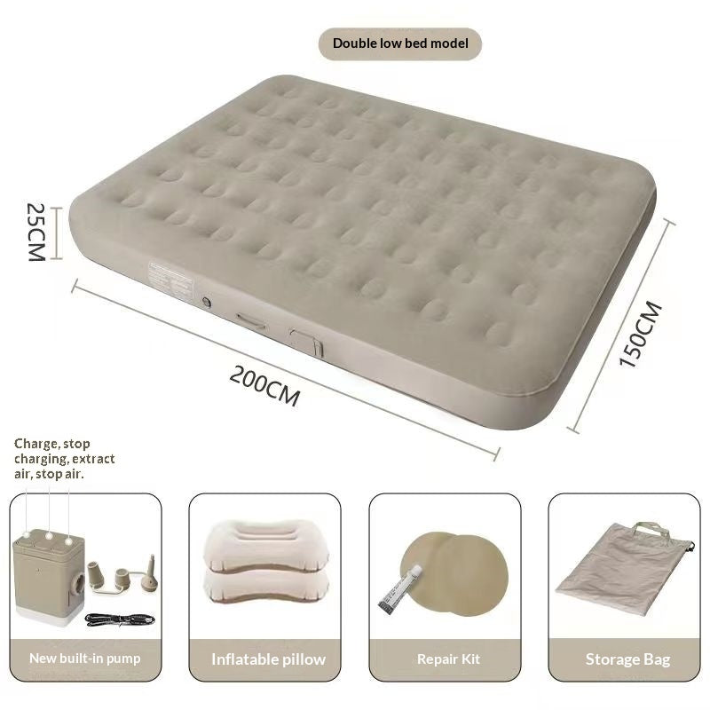 Matelas gonflable extérieur portable