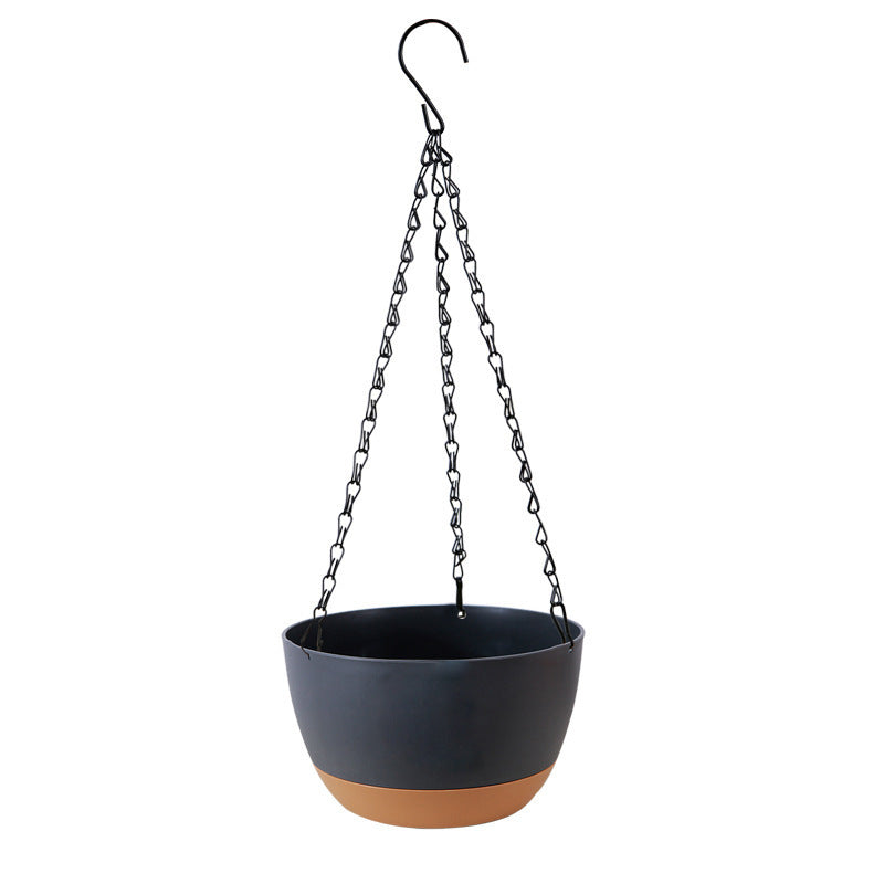 Panier de planteur à suspension en résine épais Pot vertical créatif pour suceurs de pothos Durable