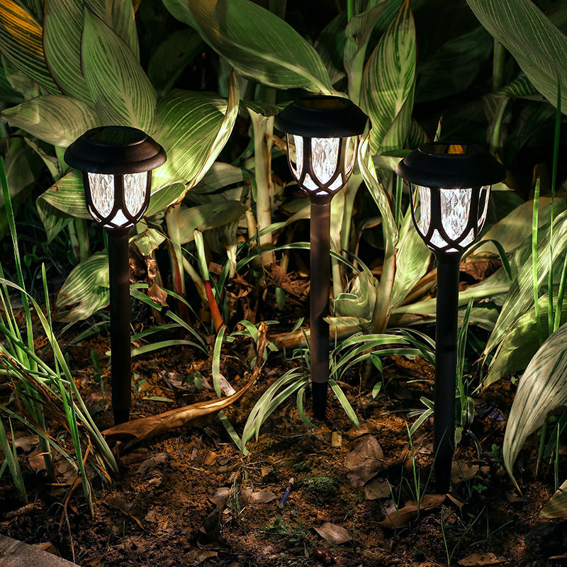 Lampe de jardin de pelouse solaire extérieure LED lumière décorative