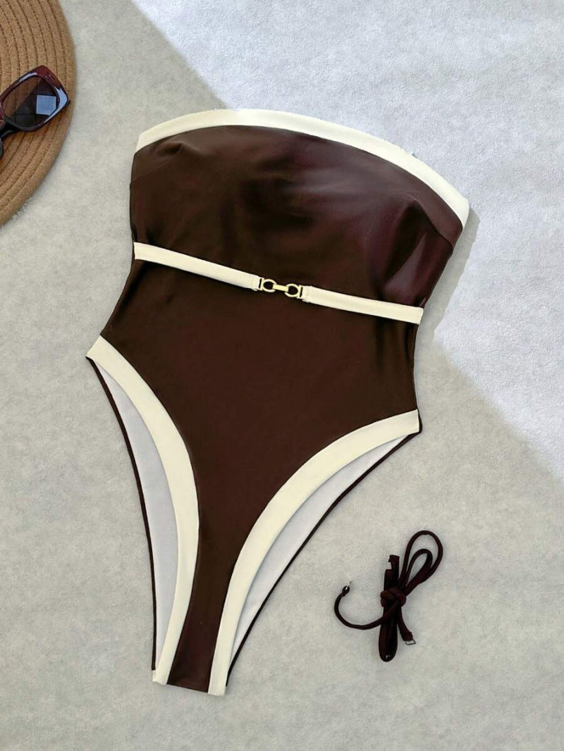 Sexy Bikini Femmes Patchwork Maillot de bain