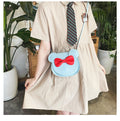 Mignon et adorable Bowknot Soft Girl Student Children's Small Bag Pu Female