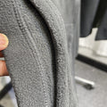 Sweatshirt Casual Cardigan sans col convient pour la superposition comme pièce de vêtements