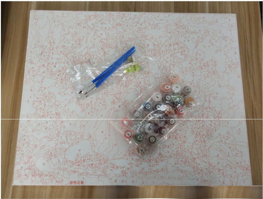 DIY peinture à l'huile numérique peinture à l'huile de tournesol