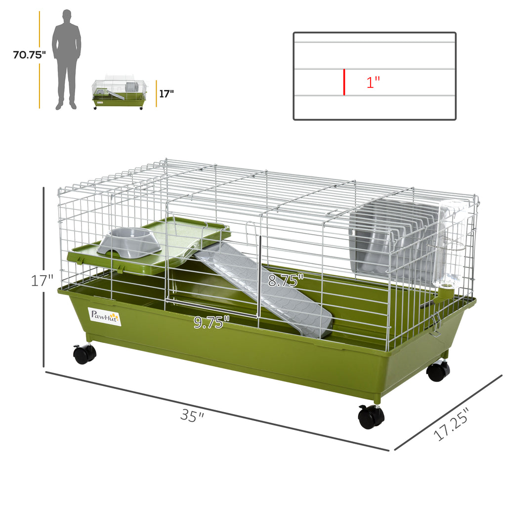 35"L Petite cage animale