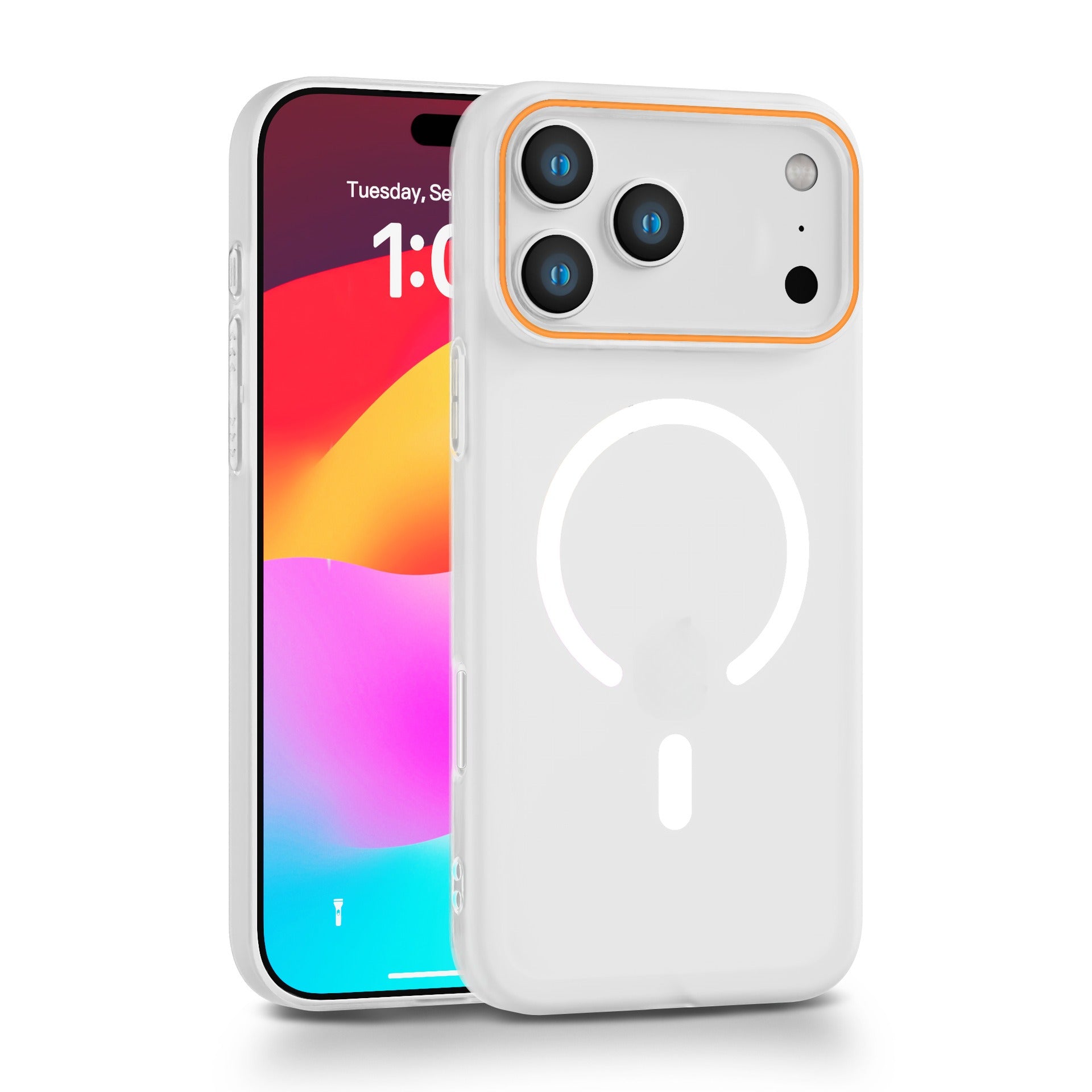 PC Mist de glace magnétique cas de téléphone givré