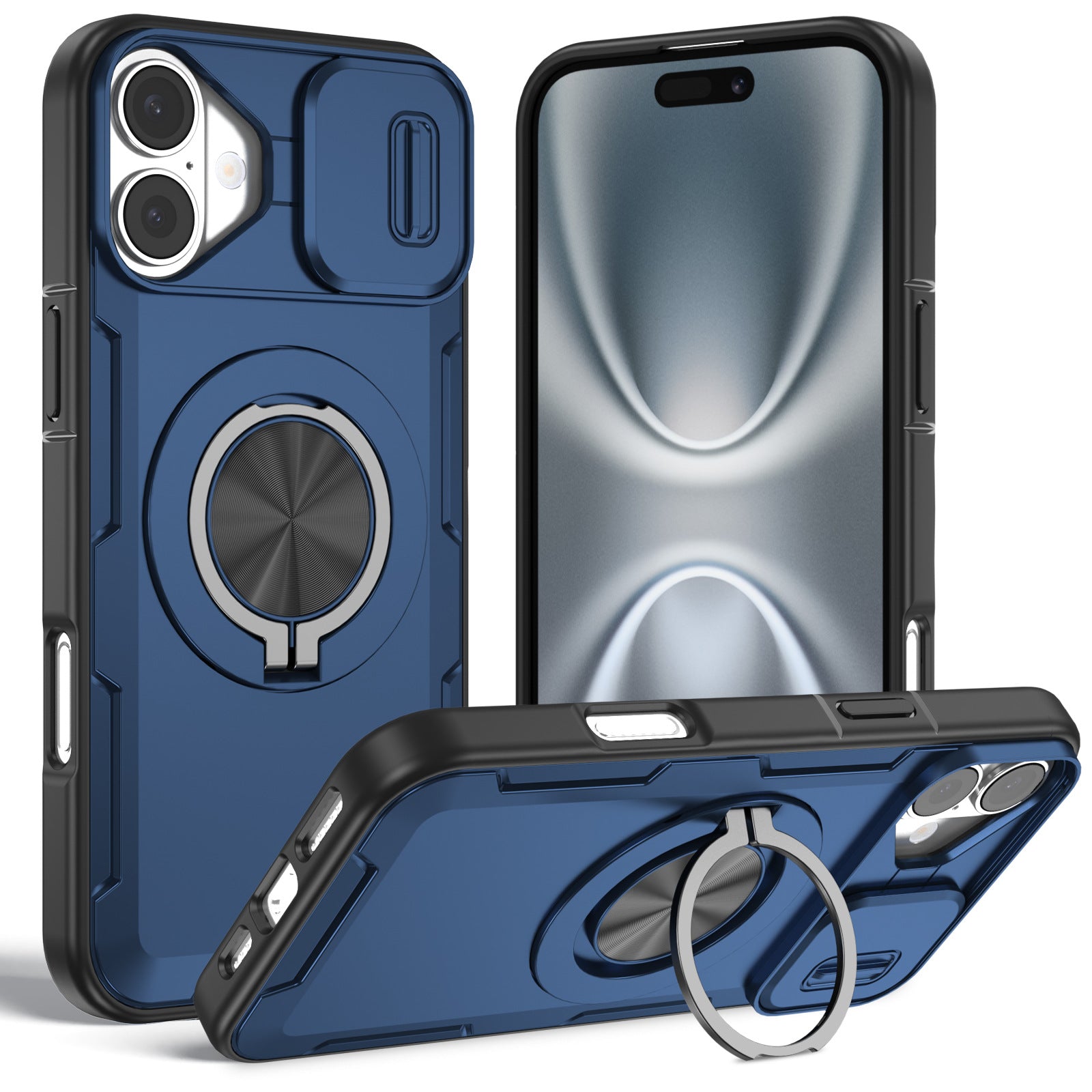 Cas de téléphone magnétique avec un stand pop-up
