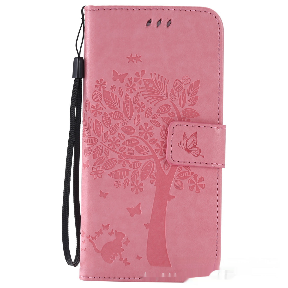 S23 Boite de téléphone mobile pour chat et arbre