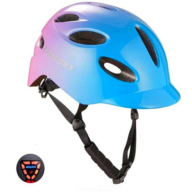 Casque électrique à vélo Led avec lumière de queue