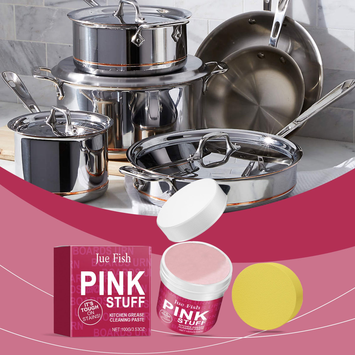JUE FISH Kit de pâtisserie de cuisine de nettoyage