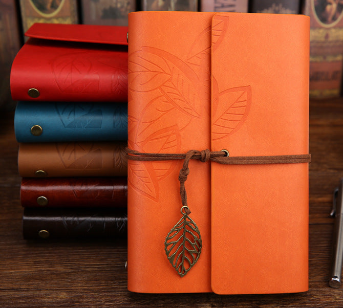 Carnet de notes pour feuilles vintage