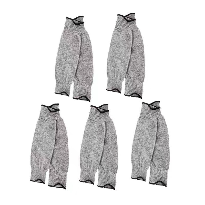 Haute résistance à l'usure Anti-coupage long bras respirant Anti-coupage 5 niveaux Épaisseur de 5 pattes