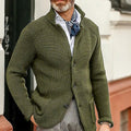 Veste de sweater en lapelle tricotée pour homme d'automne et d'hiver d'Amazon