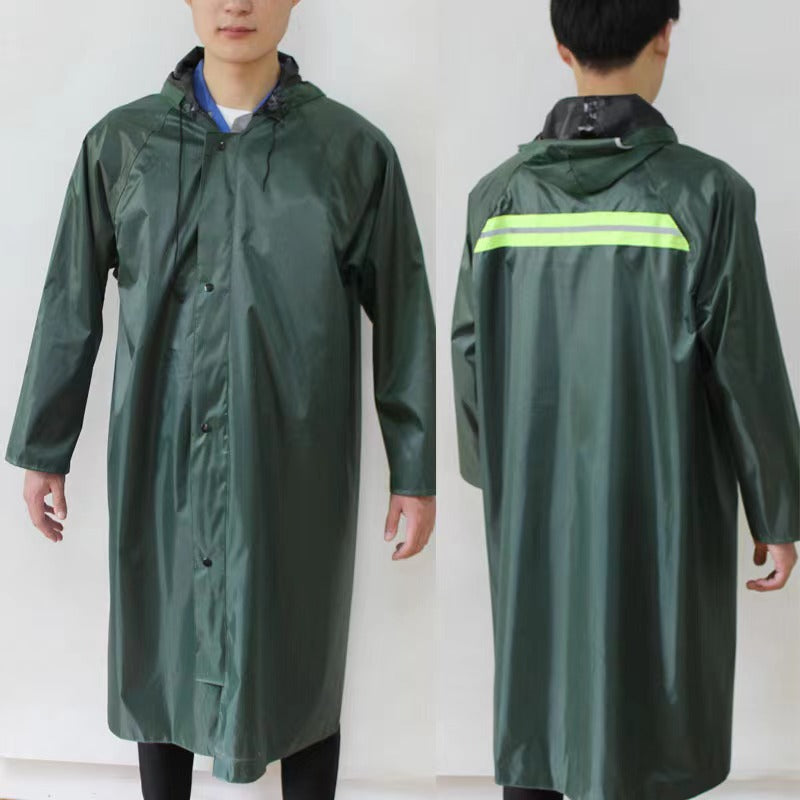 Raincoat Long Full Body Rainproof Adulte Une pièce Homme Une pièce imperméable Raincoat