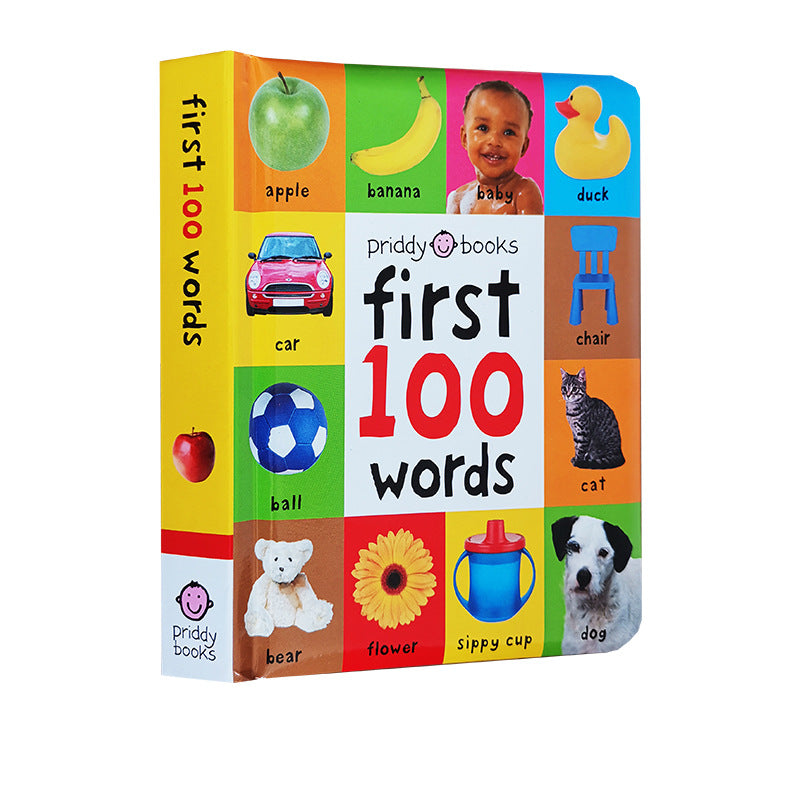 Livre de carton original anglais des premiers mots