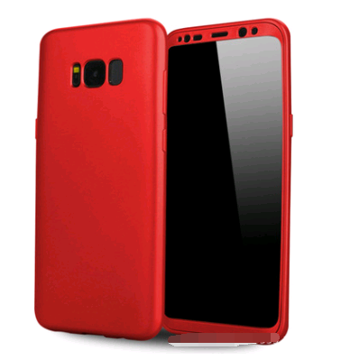 S8 Plus 360 Degree All-inclusive Mobile Phone Case S8 Paint TPU PC Fuel Injection Soft Elle