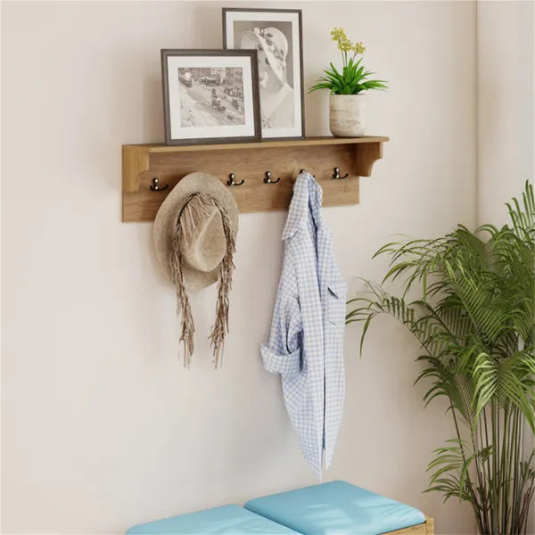 Support mural avec plateau - 31,5"x5,5"x8"
