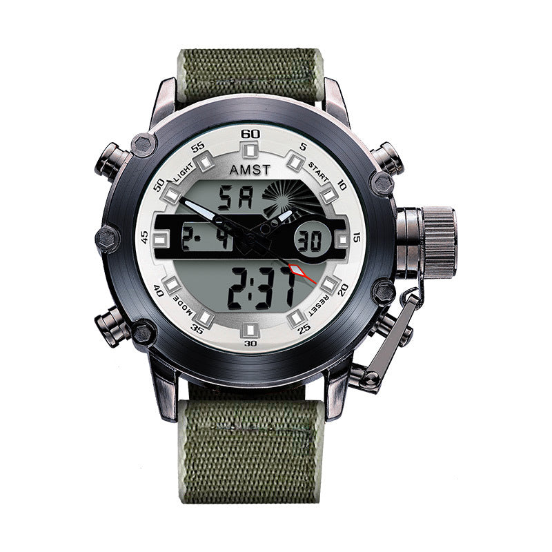 Montre électronique multifonctionnelle Casual Sports pour hommes