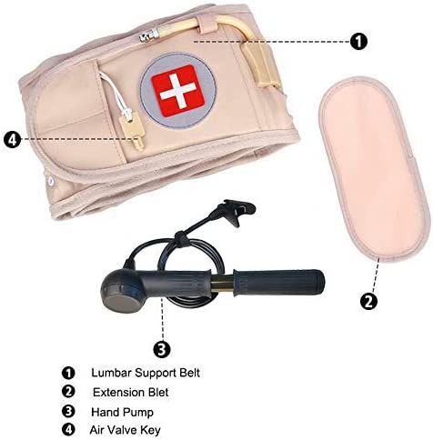Support Lombaire Spinal de ceinture de traction d'air de taille retour