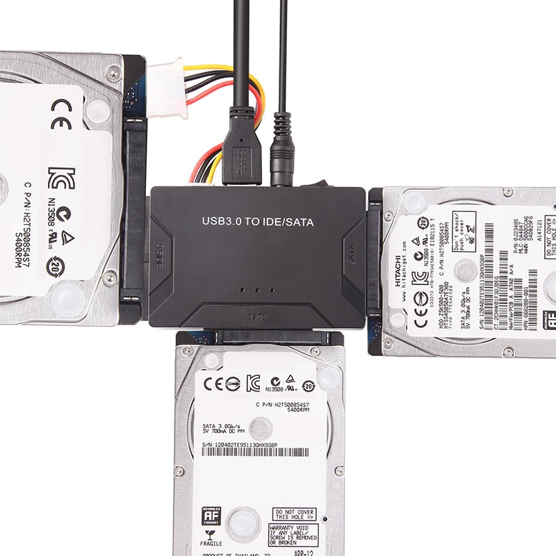 USB3 0 facile à conduire ligne SATA à USB3.0 trois disque dur