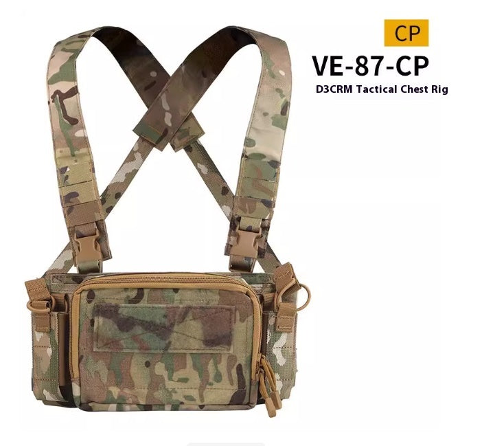 Veste tactique des Forces spéciales respirant rapidement