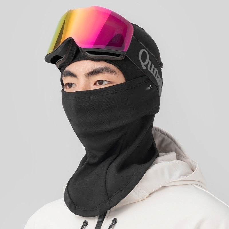 Extérieur Garder chaud et coupe-vent En Masque d'hiver Écharpe de polaire d'extérieur Cold-proof Haze-proof