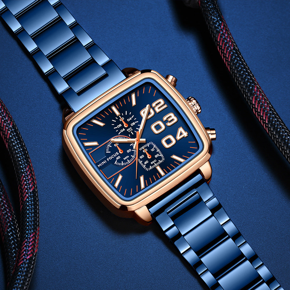 Montre Quartz multifonctionnelle homme