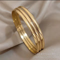 Bracelets en acier inoxydable simple dans plusieurs styles