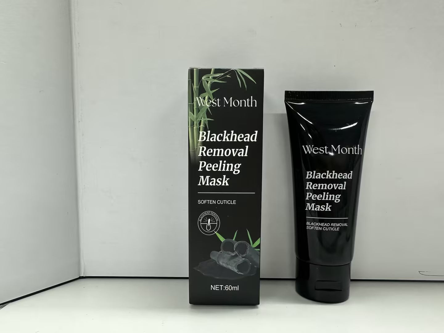 Enlèvement de la tête noire de l'ouest et du mois Masque épluchant Masque visage nettoyant profond pour la tête noire Acne Po