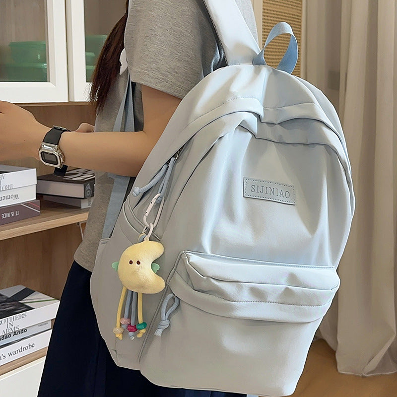 Sac à dos simple et polyvalent pour étudiants du collège