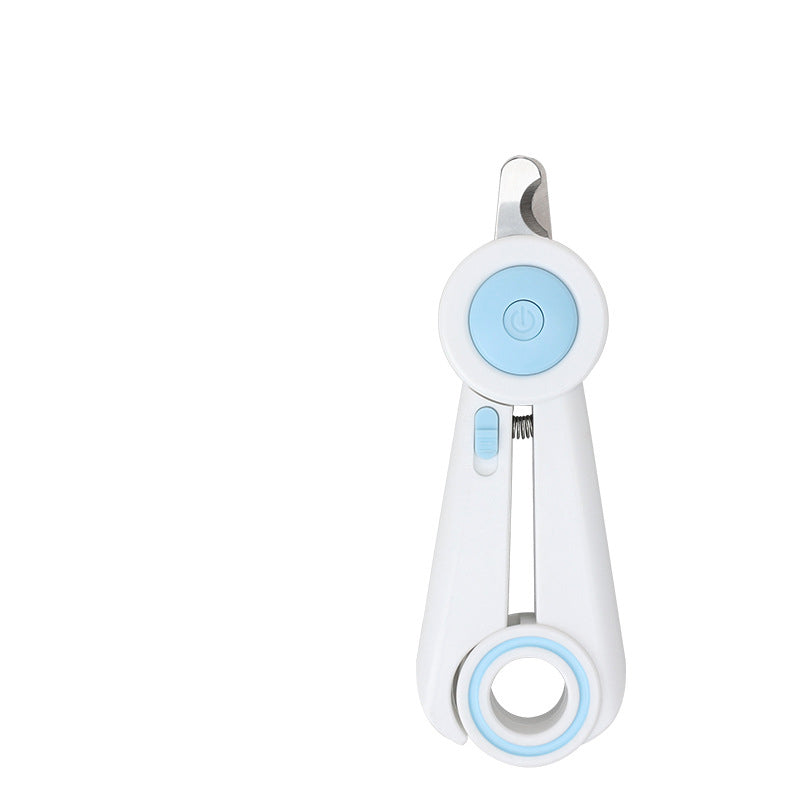 Clippers à ongles de chien Clippers à ongles Clippers à ongles de chat Bâtir la lumière LED Position anti-sang Na