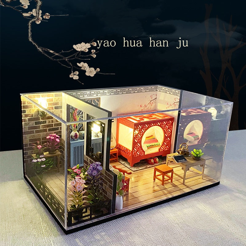 Bricolage Handmade Assemblage Architectural Modèle Scene Toy
