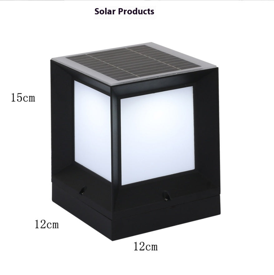 Lampe Pilier Mur extérieur Lampe de jardin imperméable
