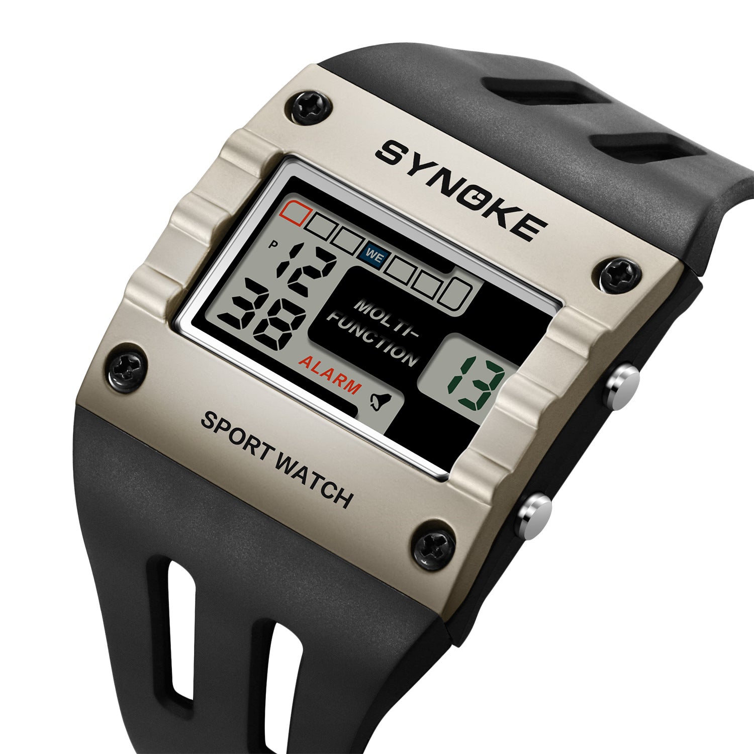 Homme en alliage de sport Smartwatch avec un grand affichage et un design résistant à l'eau