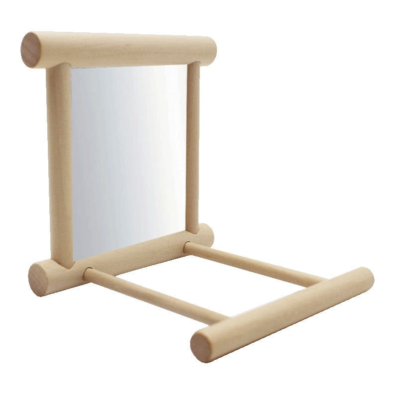 Porte-oiseau avec miroir