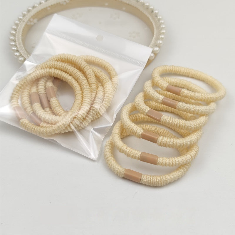 Simple haute élastique bande de cheveux pour les femmes cheveux bandes de cheveux en cuir plus petit