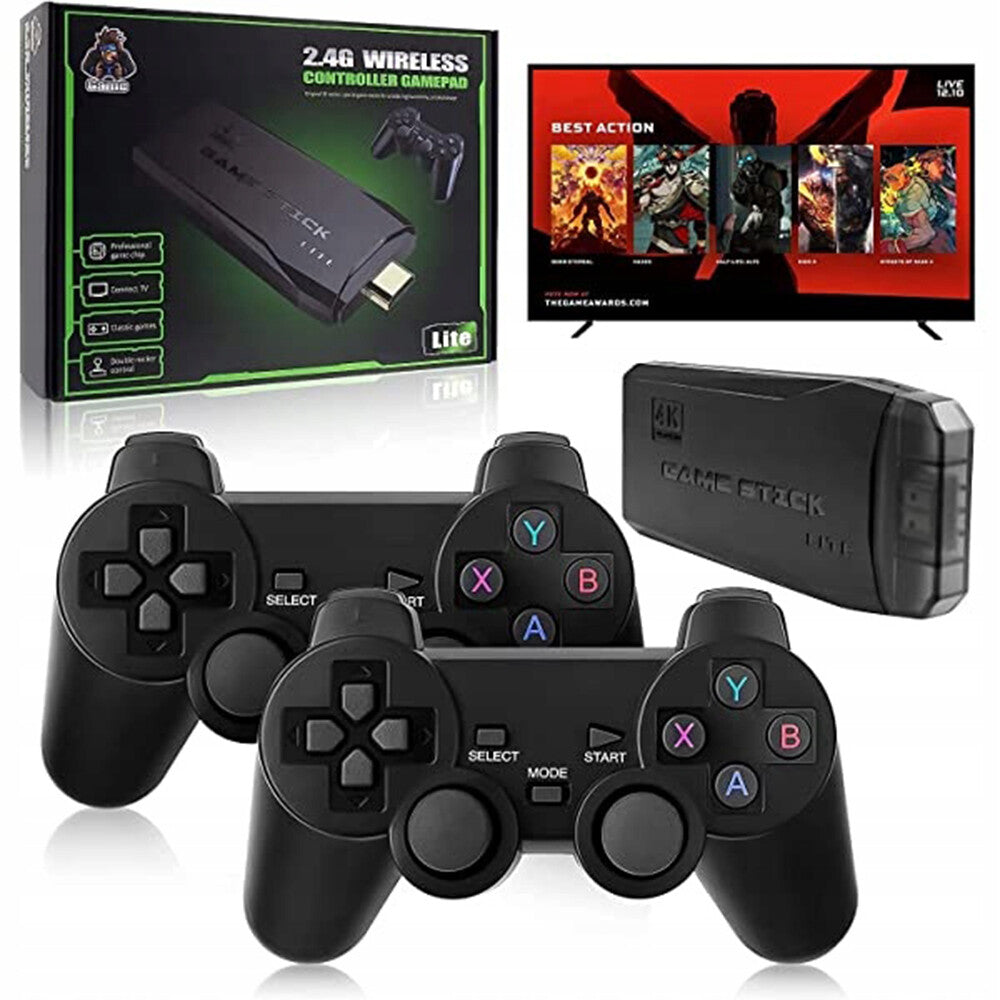 Console de jeu vidéo 20000 Kit de console de jeux rétro avec 2 contrôleurs sans fil Nouveau