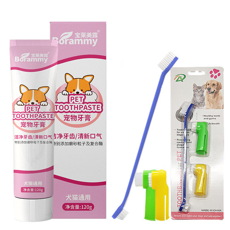 120g Chien Brosse dentaire Soins buccaux Dentifrice de chat comestible