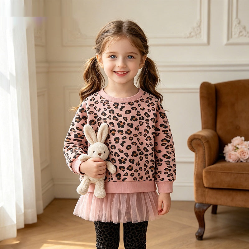 Automne Enfants Vêtements Sweatshirt Pour les filles