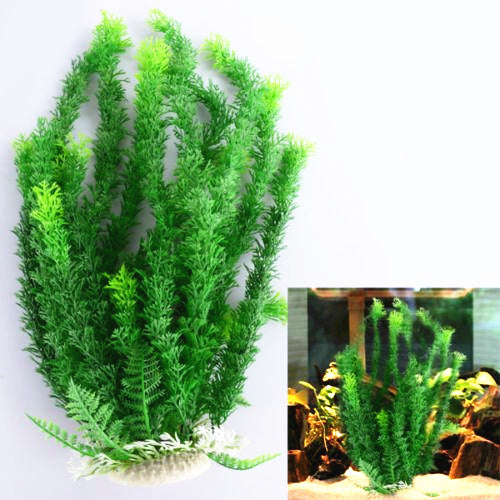 Aquarium ornament simulation plant