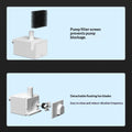Fontaine d'eau pour animaux intelligents Distributeur d'eau sans fil en acier inoxydable