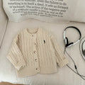 Chandail à la mode brodé casual tricoté Cardigan enfants