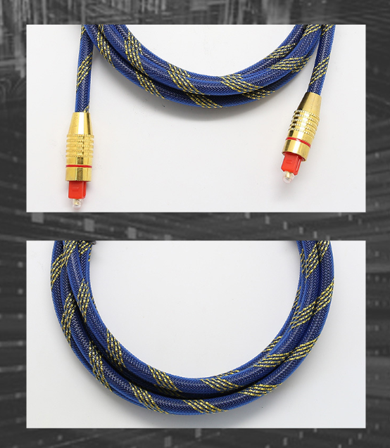 Ligne audio ligne de fibre audio