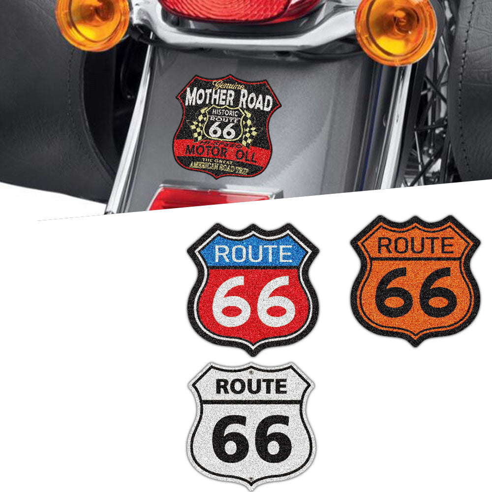 Antique Moto No.66 Autoroute Sticker étanche