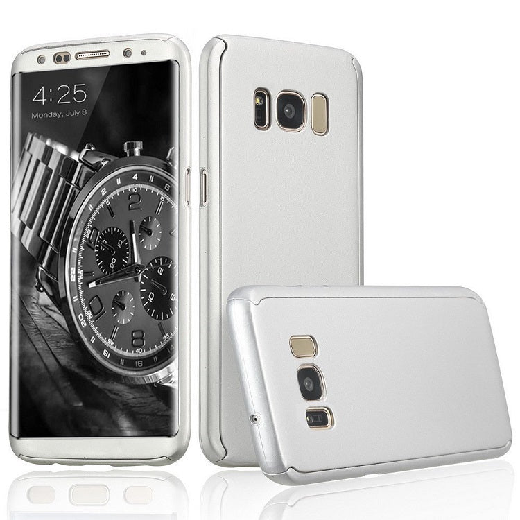 S8 All inclusive Mobile Phone Shell 360 Degree Frosted Protection PC Manche dure trempée