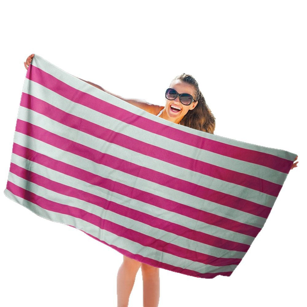 Serviette de bain à séchage rapide rayée Velvet Beach Hotte de sport