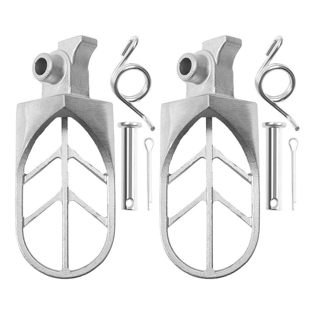 Convient pour H Onda K Awasaki Pair moto pied avant repose-pieds en acier inoxydable