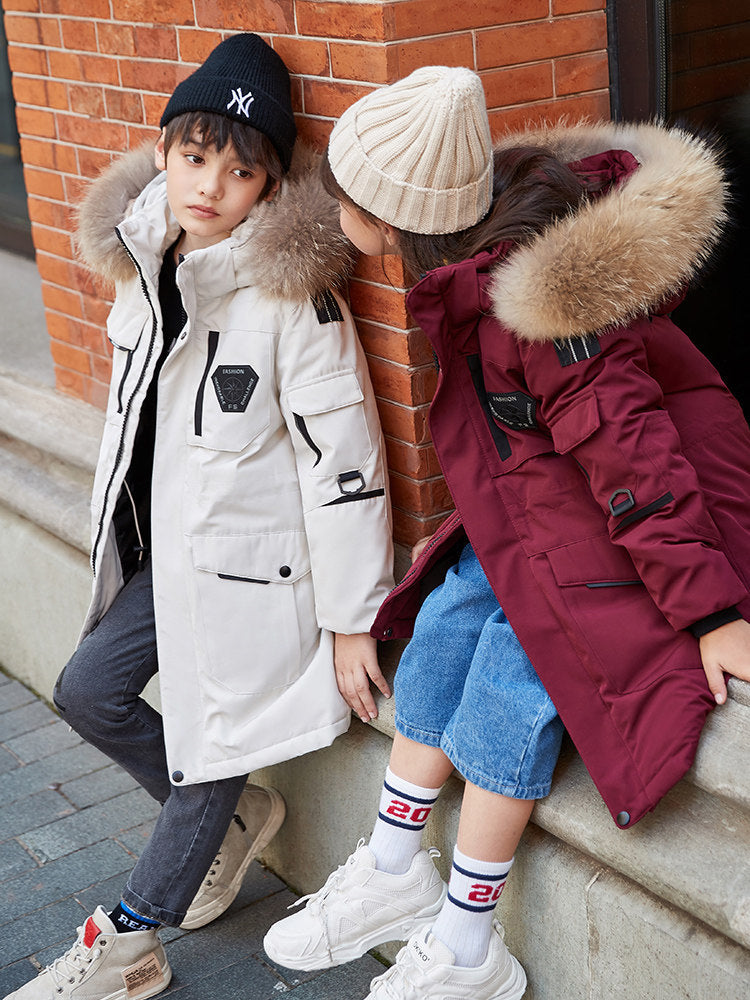 Veste de bas pour enfants Garçons de taille moyenne Épaisseur Plus