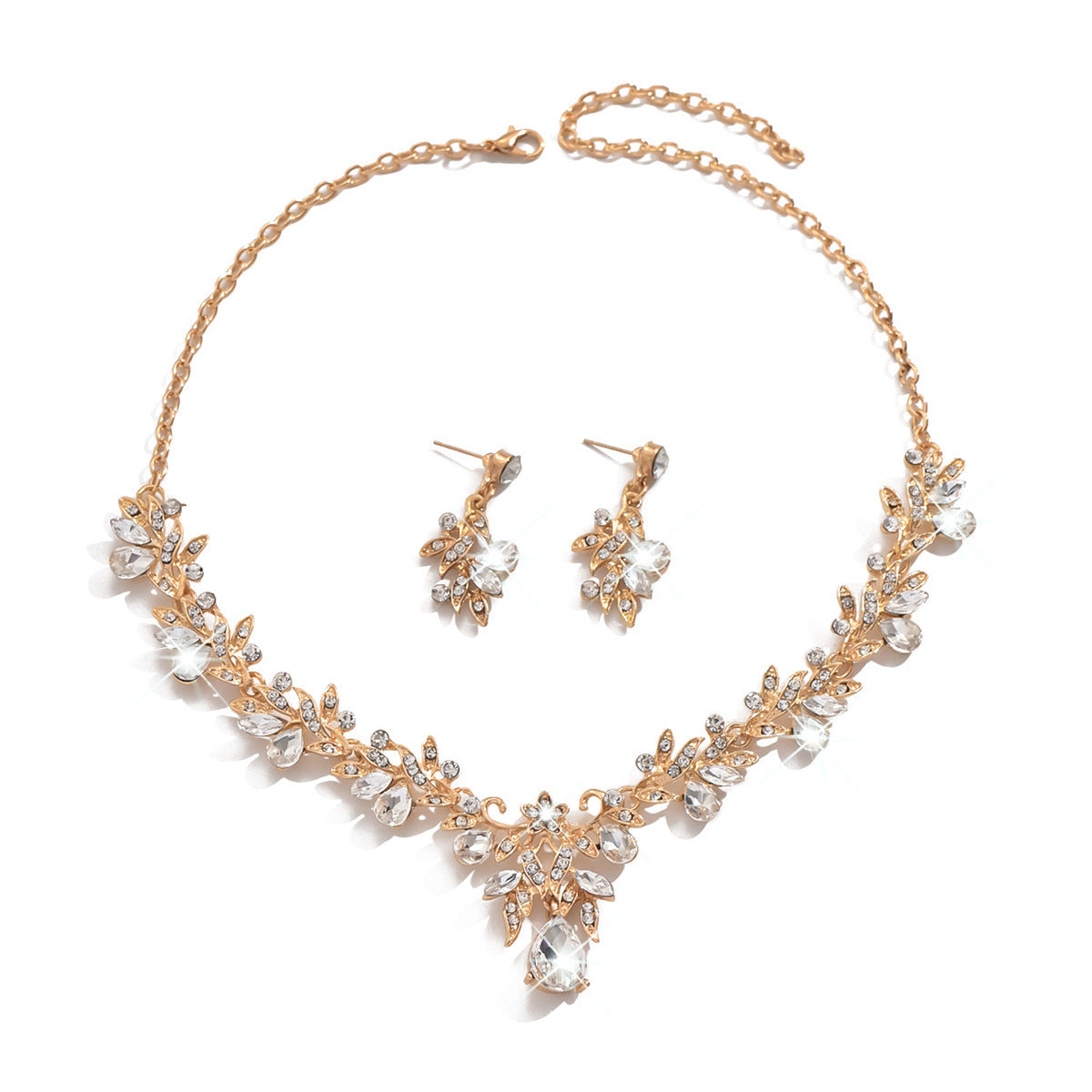 Bijoux de mariée Collier et boucles d'oreilles